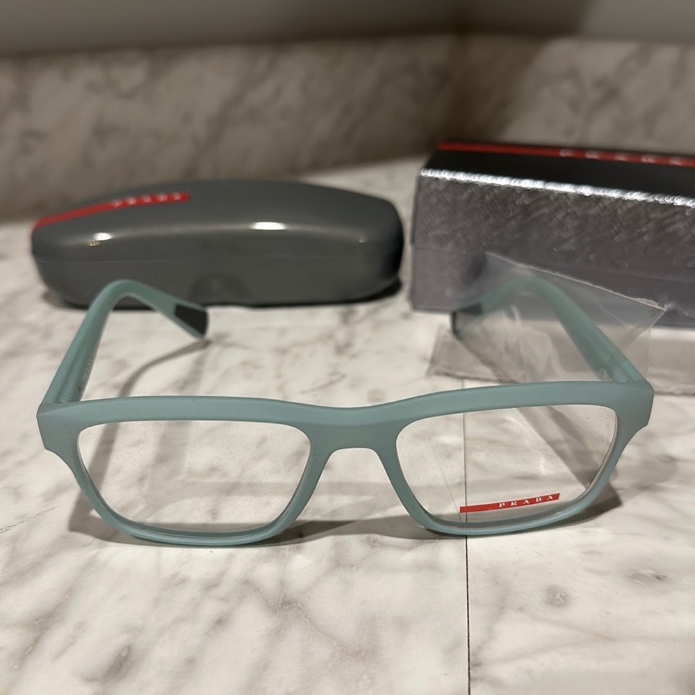 Prada 55mm Teal 50% off Eyeglasses
